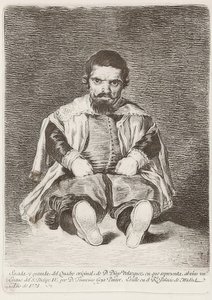 Een dwerg (Un Enano) door Francisco de Goya