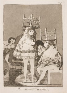 Eindelijk op zijn plaats door Francisco de Goya