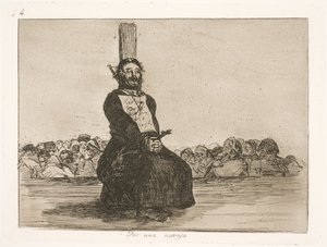 Voor een mes (34) door Francisco de Goya