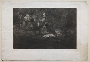 God Schept Hen en Ze Sluiten Zich Samen Aan door Francisco de Goya