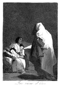 Daar komt de boeman door Francisco de Goya
