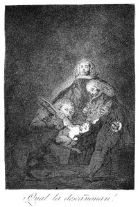 Hoe ze haar plukken!, 1799 door Francisco de Goya
