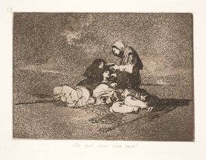 Wat baat een enkele kop? (59) door Francisco de Goya
