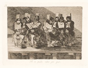 Niemand weet waarom (35) door Francisco de Goya