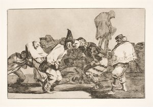 De dwaasheid van het carnaval (Geniet, carnaval, want morgen is er as) door Francisco de Goya