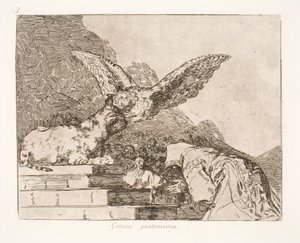 Kattenpantomime (73) door Francisco de Goya