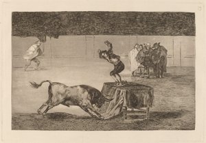 Nog een Gekte van Hem in de Zelfde Arena door Francisco de Goya