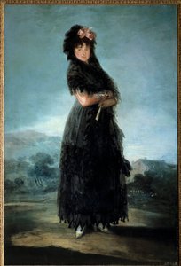 Portret van Mariana Waldstein, Markiezin van Santa Cruz