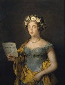 Portret van Manuela Téllez Girón y Pimentel 1794-1838, Hertogin van Abrantes, 1816