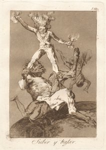 Stijgen en Dalen door Francisco de Goya