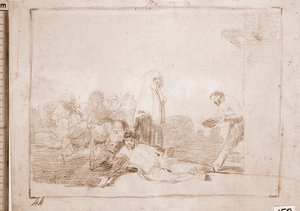 De rampen van de oorlog: Het is nutteloos om te schreeuwen door Francisco de Goya
