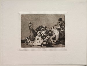 De Verschikkingen van de Oorlog: En Ze Zijn Als Wilde Beesten door Francisco de Goya