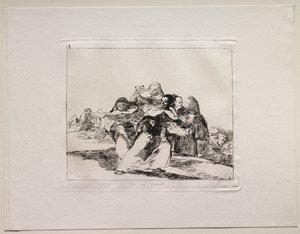 De Verschikkingen van de Oorlog: Alles is Ondersteboven door Francisco de Goya