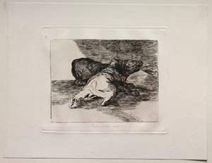 De verschrikkingen van de oorlog: Hij haalt er iets uit door Francisco de Goya