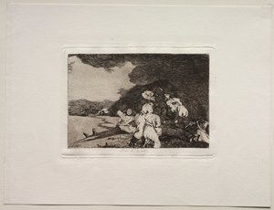 De verschrikkingen van de oorlog: Het dient je goed door Francisco de Goya