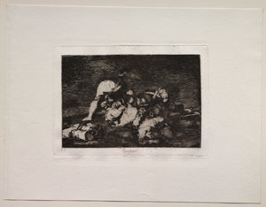 De verschrikkingen van de oorlog: Noch (deze) ook niet door Francisco de Goya