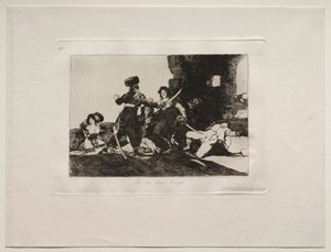 De Verschrikkingen van de Oorlog: Er is nu geen tijd door Francisco de Goya