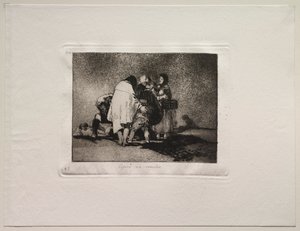 De verschrikkingen van de oorlog: Er was niets aan te doen en hij stierf door Francisco de Goya