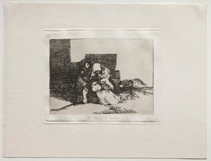De verschrikkingen van de oorlog: Ze komen niet op tijd door Francisco de Goya