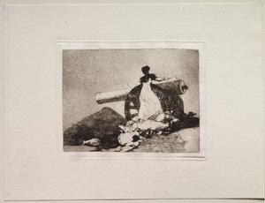 De Verschrikking van de Oorlog: Wat een Moed! door Francisco de Goya