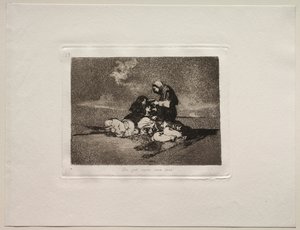 De verschrikkingen van de oorlog: Wat is het nut van een kopje door Francisco de Goya