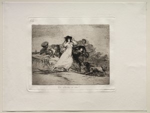De verschrikkingen van de oorlog: Wat is dit rumoer? door Francisco de Goya
