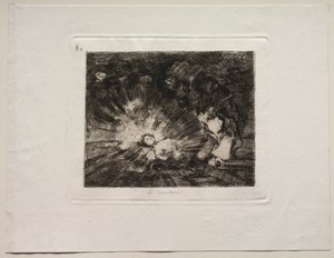 De verschrikkingen van de oorlog: Zal ze weer opstaan? door Francisco de Goya