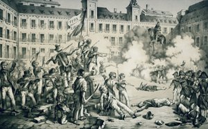 Spaanse Revolutie van 1854 door Francisco de Paula van Halen