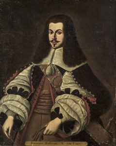 Portret van Francisco de Zurbaran (1598-1664) door Francisco de Zurbaran