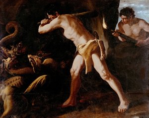 De werken van Hercules voor Buen Retiro: het doden van de Hydra van Lerna