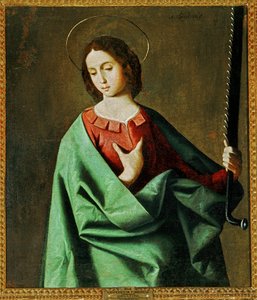 Sint Eufemia ... (schilderij op doek) door Francisco de Zurbaran