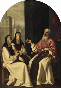 Sint Hiëronymus met Sint Paula en Sint Eustochium