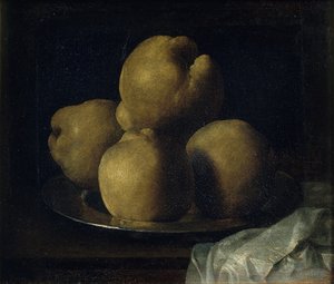Stilleven met kweeperen door Francisco de Zurbaran
