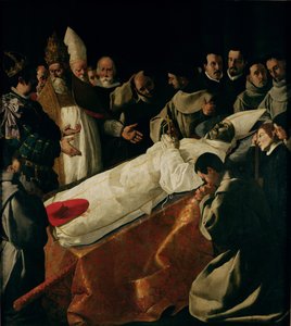 De Tentoonstelling van het Lichaam van St. Bonaventura (1221-74) na 1627