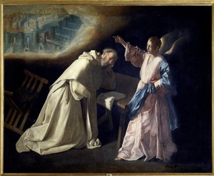 De visioen van Sint Peter Nolasque door Francisco de Zurbaran