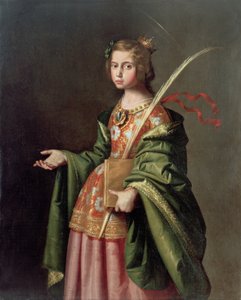 Sint Elizabeth van Thüringen door Francisco de Zurbaran