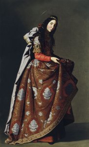 Spaans: Santa Casilda Sint Casilda door Francisco de Zurbaran
