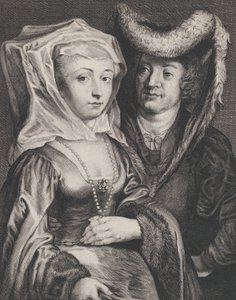 Saint Pepijn I en zijn dochter, Saint Begga door Franciscus van der Steen