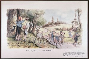 Kom op, Parijzenaars! door Francisque Poulbot