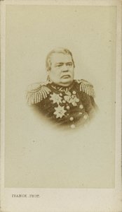 Portret van Graaf Nikolay Muravyov-Amursky 1809-1881, ca. 1865 door Franck
