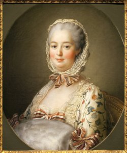 Portret van de markiezin van Pompadour (Jeanne Antoinette Poisson).