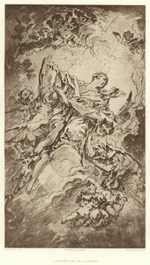 De Hemelvaart van de Maagd door Francois (after) Boucher