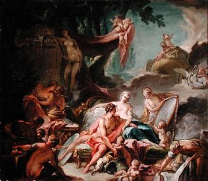 De liefdes van de goden: Mars en Venus