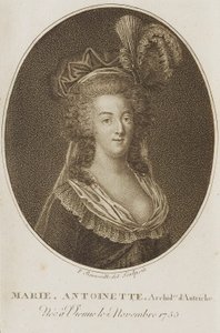 Marie Antoinette door Francois Bonneville