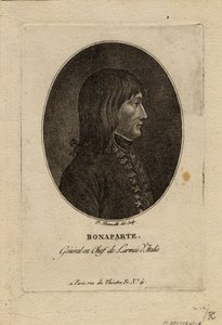 Napoleon als bevelhebber van het leger van Italië, c. 1798