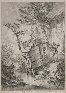 De wasvrouw door François Boucher