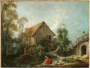 Le moulin - de molen ... door François Boucher