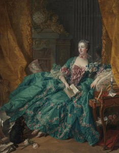 Madame de Pompadour door François Boucher