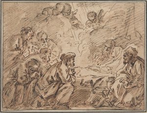 De dood van de Maagd door François Boucher