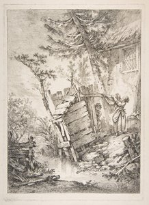De wasvrouw door François Boucher